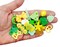 Cute Charm Mix in Green & Yellow, 30 pieces, Kawaii Resin and Acrylic Mix, Adorabilities